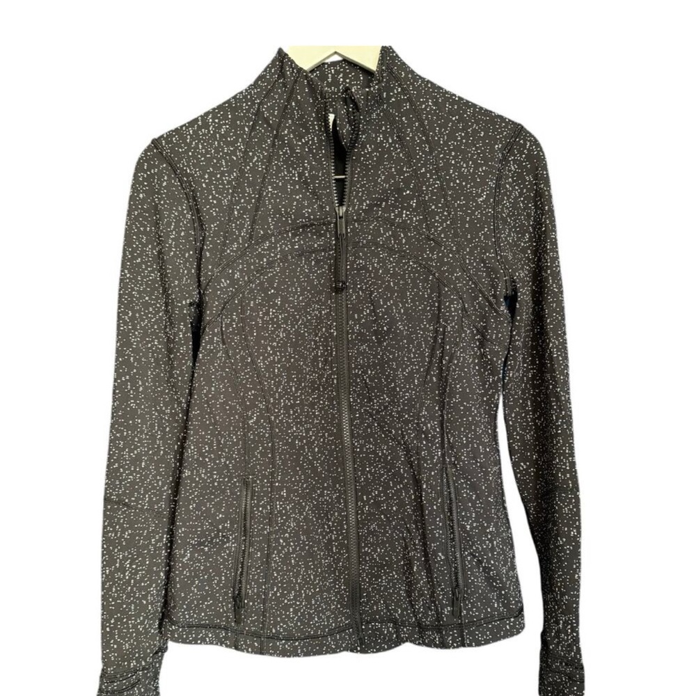 lululemon athletica Black and White Speckled Jacket
